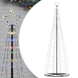 vidaXL LED božićno drvce 550 LED &scaron;arenih 300 cm