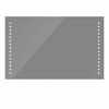 Zidno Ogledalo za kupaonicu s LED svjetlom 100 x 60 cm ( D x &Scaron;)