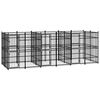 vidaXL Vanjski kavez za pse čelični 11,06 m²