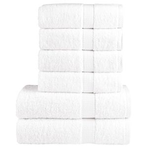 vidaXL 6-dijelni vrhunski set ručnika SOLUND bijeli 600 gsm