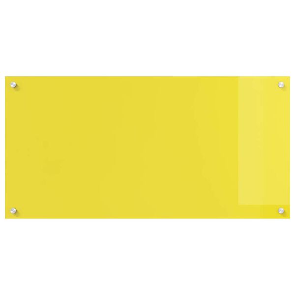 vidaXL Kuhinjski zaštita 2 pcs Žuta 100 x 50 cm