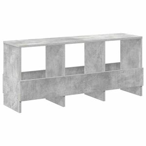 vidaXL Polica za časopise Betonski sivi 102 x 30 x 45 cm