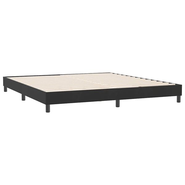 vidaXL Box Spring krevet bez madraca crni 180x210 cm samt