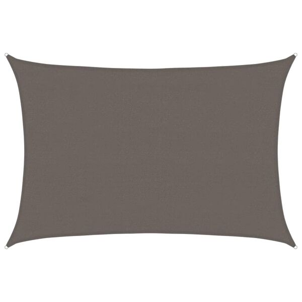 vidaXL Sjenica Jedro HDPE Pravokutna 4x6 m Antracit