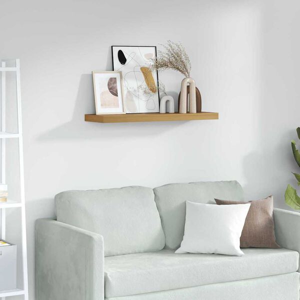 vidaXL Polica na zidu Zidne Smeđa 90 x 23,5 x 4 cm Konstruirano drvo