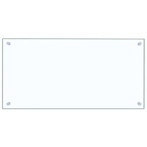 vidaXL Kuhinjska za&scaron;tita od prskanja prozirna 80x40 cm kaljeno staklo