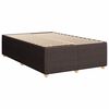 vidaXL Krevet box spring s madracem tamnosmeđi 120 x 190 cm od tkanine