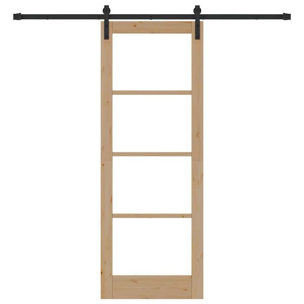 vidaXL Klizna vrata ORKDAL Prirodna 78 x 211 cm