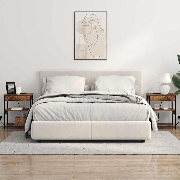 vidaXL Noćni ormar Dimljeni hrast 41 x 31 x 51 cm Konstruirano drvo