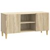 vidaXL TV ormar Hrast sonoma 102 x 34,5 x 50 cm Konstruirano drvo