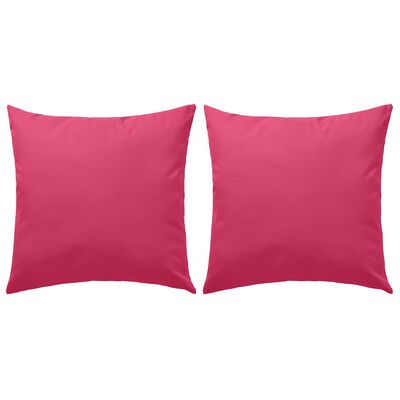 vidaXL Vrtni jastuci 2 kom 45 x 45 cm ružičasti