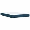 vidaXL Krevet box spring s madracem plavi 160 x 200 cm bar&scaron;unasti