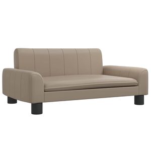 vidaXL Krevet za pse cappuccina 70 x 45 x 30 cm od umjetne kože