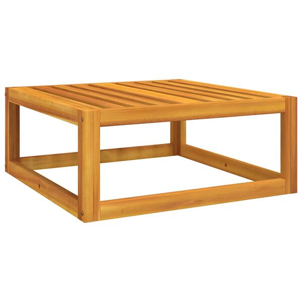 vidaXL Vrtni tabure sa svjetlosivim jastukom od masivnog drva bagrema