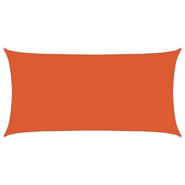 vidaXL Jedro za za&scaron;titu od sunca 160 g/m&sup2; narančasto 2,5 x 4,5 m HDPE