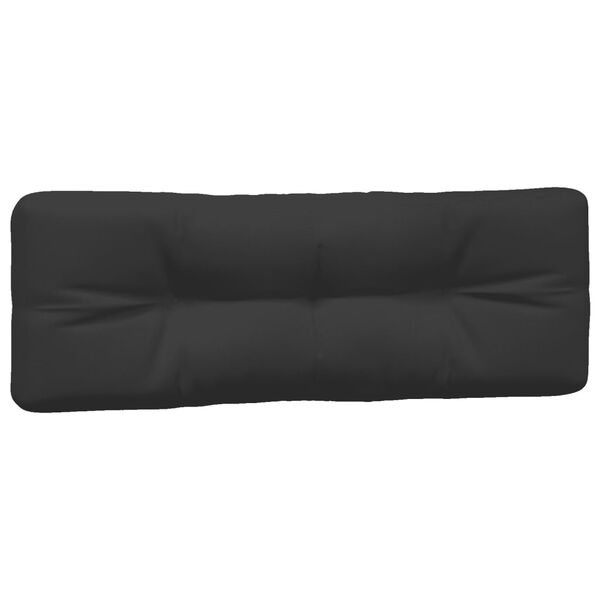 vidaXL Jastuci za palete 7 kom crni od tkanine