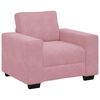 vidaXL Sofa fotelja roza 100x77x82 cm bar&scaron;un