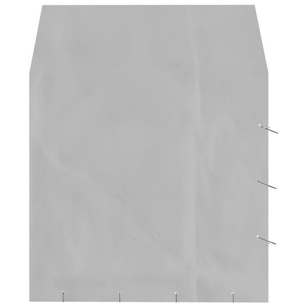 vidaXL Vanjski kavez za pse s krovom srebrni 2x2x2,5 m pocinčani čelik