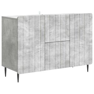 vidaXL Kreveta Betonska siva 89 x 34,5 x 62 cm Konstruirano drvo