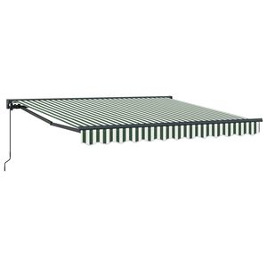 vidaXL Okvir tende Zelena i bijela 300 x 250 cm