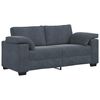 vidaXL Dvosjed tamno sivi 180x77x82 cm bar&scaron;un
