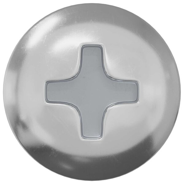 vidaXL Drveni vijak 2 pcs Srebrno M4 x 28 mm Željezo