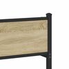 vidaXL Metalni okvir kreveta bez madraca boja hrasta sonome 120x200 cm
