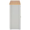 vidaXL Komoda siva 112 x 35 x 81 cm