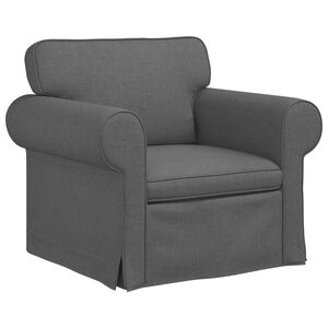 vidaXL Sofa Tamno siva 95 x 82 x 80 cm tkanina