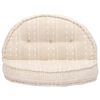 283789 vidaXL Pouffe 100x20 cm Beige Fabric