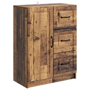 vidaXL Kreveta Staro drvo 66 x 34,5 x 87 cm Konstruirano drvo