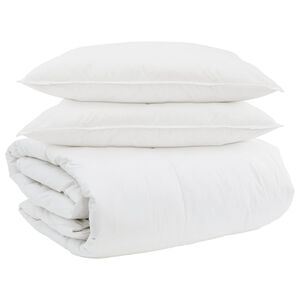 vidaXL Set deka s jastukom 3 kom. Bijelo Perje