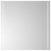 vidaXL LED kupaonsko ogledalo s ogledalom *Transparent*an 60 x 60 cm