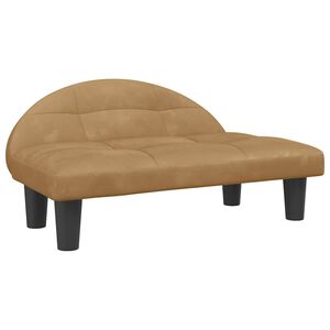 vidaXL Krevet za pse smeđi 70x52x30 cm bar&scaron;unasti
