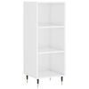 vidaXL Komoda sjajna bijela 34,5 x 32,5 x 90 cm od konstruiranog drva