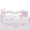 vidaXL Vrtna ograda s vrhom koplja crna 240 x 75 cm čelik s pra&scaron;kastim premazom