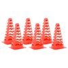 vidaXL Nogometni čunjevi 6 kom složivi narančasti 13 x 13 x 22,5 cm