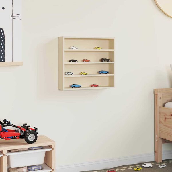 vidaXL Drvena vitrina za izlaganje Smeđa 40 x 8.5 x 37 cm Šperploča