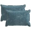 vidaXL Presvlaka za jastuk 2 pcs HOUTEN Plava 50 x 70 cm