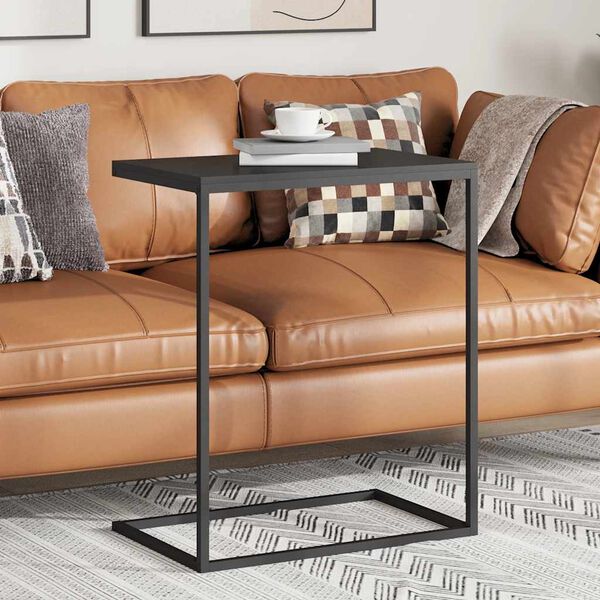 vidaXL Bočni stolić crni 55 x 35 x 66 cm od konstruiranog drva