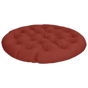 vidaXL Papasan jastučić VIANEN 100% poliester Crvena &Oslash; 130 x 12 cm