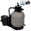 vidaXL Crpka s pje&scaron;čanim filtrom 600 W 17 000 L/h