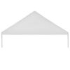 vidaXL Krov za &scaron;ator za zabave 5 x 10 m bijeli