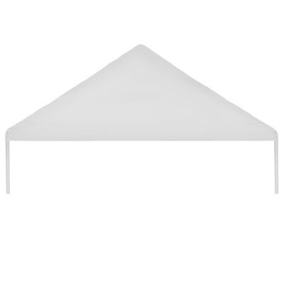 vidaXL Krov za šator za zabave 5 x 10 m bijeli