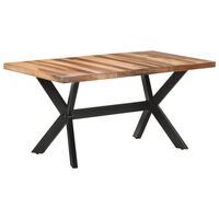 vidaXL Blagovaonski stol 160 x 80 x 75 cm od masivnog drva s premazom