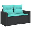 vidaXL 7-dijelni set vrtnih sofa sivi od poliratana