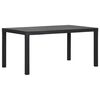 vidaXL Vrtni stol 150 x 90 x 72 cm PP antracit