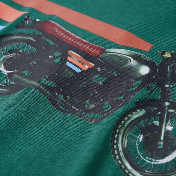 Dječja majica dugih rukava zelena 128