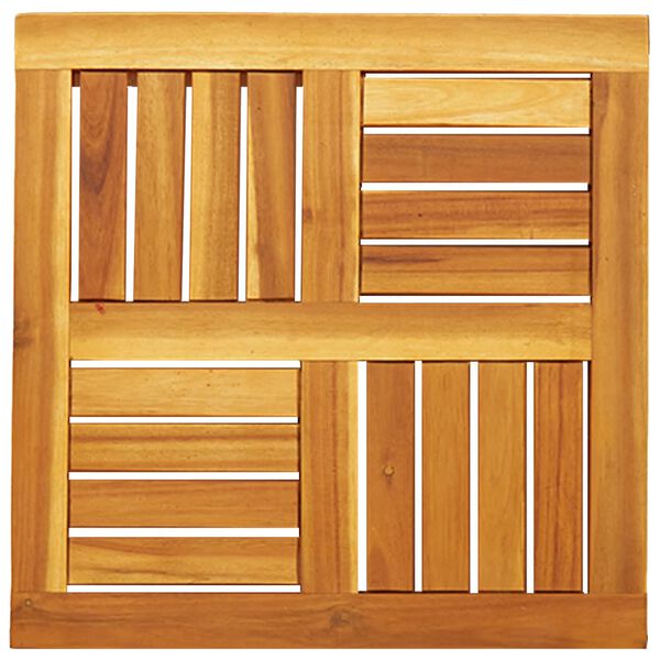 vidaXL Stolna ploča 50x50x2 cm četvrtasta od masivnog drva bagrema