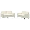 vidaXL 2-dijelni set sofa krem bar&scaron;unasti